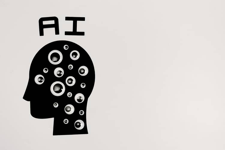 an artificial intelligence illustration on the wall - the pros and cons of ai